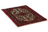 Borchalou - Hamadan Persian Carpet 90x63 - Picture 1