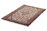 Enjelas - Hamadan Persian Carpet 90x60 - Picture 2