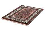 Hosseinabad - Hamadan Persian Carpet 86x60 - Picture 2