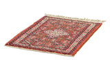 Borchalou - Hamadan Persian Carpet 90x64 - Picture 2