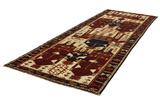 Bakhtiari - Qashqai Persian Carpet 431x163 - Picture 2