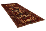 Bakhtiari - Qashqai Persian Carpet 395x151 - Picture 1
