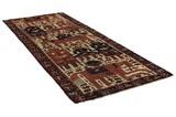 Bakhtiari - Qashqai Persian Carpet 350x134 - Picture 1
