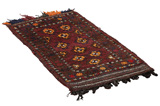 Turkaman - Saddle Bag Turkmenian Carpet 120x59 - Picture 2