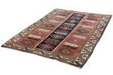 Gabbeh - Bakhtiari Persian Carpet 206x145 - Picture 2