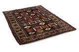 Gabbeh - Qashqai Persian Carpet 204x145 - Picture 1