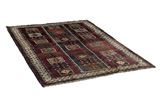 Gabbeh - Bakhtiari Persian Carpet 210x140 - Picture 1