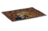 Bijar - Kurdi Persian Carpet 80x70 - Picture 1