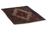 Senneh - Kurdi Persian Carpet 106x74 - Picture 1