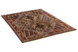 SahreBabak - Afshar Persian Carpet 185x132 - Picture 1