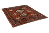 SahreBabak - Afshar Persian Carpet 212x162 - Picture 1