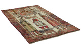 Bakhtiari - Qashqai Persian Carpet 200x113 - Picture 1