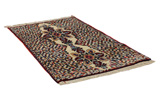 Gabbeh - Qashqai Persian Carpet 122x77 - Picture 1