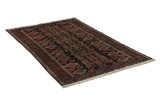 Baluch - Turkaman Persian Carpet 136x100 - Picture 1