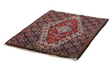 Senneh - Kurdi Persian Carpet 102x73 - Picture 2