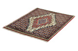 Senneh - Kurdi Persian Carpet 100x74 - Picture 2