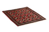 Bokhara - Turkaman Persian Carpet 88x72 - Picture 1