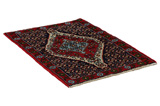 Senneh - Kurdi Persian Carpet 97x68 - Picture 1