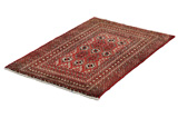Bokhara - Turkaman Persian Carpet 97x64 - Picture 2