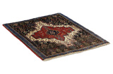 Senneh - Kurdi Persian Carpet 91x68 - Picture 1