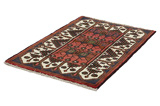 Afshar - Sirjan Persian Carpet 102x69 - Picture 2