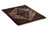 Senneh - Kurdi Persian Carpet 102x78 - Picture 1