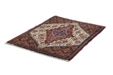 Senneh - Kurdi Persian Carpet 102x78 - Picture 2
