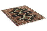 Senneh - Kurdi Persian Carpet 88x72 - Picture 1