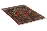 Senneh - Kurdi Persian Carpet 95x65 - Picture 1