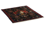 Bijar - Kurdi Persian Carpet 94x82 - Picture 1