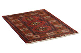 Bokhara - Turkaman Persian Carpet 90x68 - Picture 1