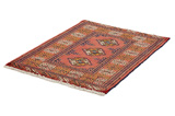 Bokhara - Turkaman Persian Carpet 90x68 - Picture 2