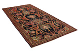 Bijar - Kurdi Persian Carpet 336x162 - Picture 1