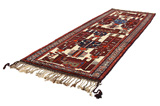 Bakhtiari - Qashqai Persian Carpet 393x138 - Picture 2