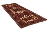 Bakhtiari - Qashqai Persian Carpet 417x147 - Picture 1