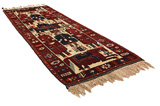 Bakhtiari - Qashqai Persian Carpet 408x143 - Picture 1