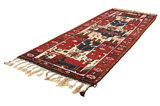 Bakhtiari - Qashqai Persian Carpet 408x143 - Picture 2