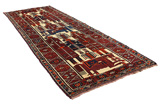 Bakhtiari - Qashqai Persian Carpet 433x156 - Picture 1