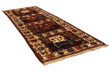 Bakhtiari - Qashqai Persian Carpet 412x154 - Picture 1