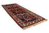 Bakhtiari - Qashqai Persian Carpet 401x148 - Picture 1