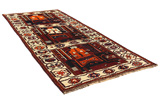 Bakhtiari - Qashqai Persian Carpet 374x153 - Picture 1