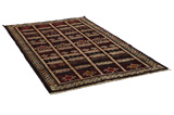 Gabbeh - Qashqai Persian Carpet 245x142 - Picture 1
