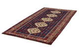 Senneh - Kurdi Persian Carpet 296x148 - Picture 2