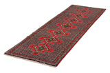 Senneh - Kurdi Persian Carpet 300x90 - Picture 2