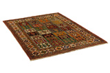Bakhtiari - Qashqai Persian Carpet 204x147 - Picture 1
