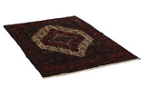Senneh - Kurdi Persian Carpet 186x124 - Picture 1