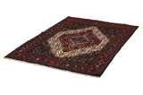Senneh - Kurdi Persian Carpet 186x124 - Picture 2