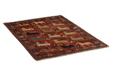Gabbeh - Qashqai Persian Carpet 146x103 - Picture 1