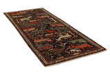 Bijar - Kurdi Persian Carpet 303x122 - Picture 1