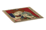 Bijar - Kurdi Persian Carpet 64x58 - Picture 1